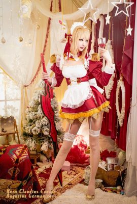 Costume de servante de fan de FATE Nero Claudius ver.