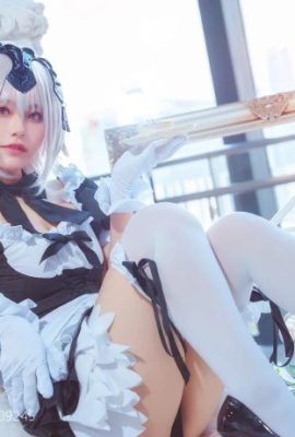 FGO Black Joan of Arc Maid @芊芊香w (Photographie : Kosaka Junww) (Kugou Mushroom·Firefly Animation Music Carnival) (12P)