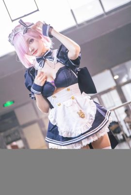 FGO Mash Kirilet Fan Maid @小鱼鱼 (Photographie : @leaderShadow) (Carnaval du jeu d'animation Firefly) (9P)