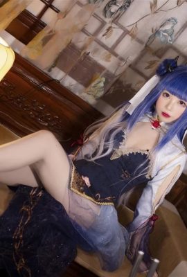 « Azur Lane » Ibuki Cheongsam Beautiful Legs Cosplay (CN : La glace est un peu salée) (9P)