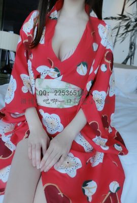 (La fille d'à côté) Photo de voyage d'un cheongsam rouge ivre) (46P)