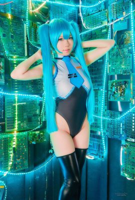 Cosplay Nana's Tail Nana Matsuoka Séance photo secrète avec Miku