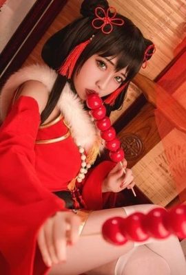 « Gloire du roi » Sun Shangxiang Cosplay photos (CN: Cat Tian Sheng Nana) (10P)