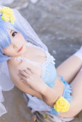 « Re : La vie dans un monde différent de zéro » Rem Maillot de bain Cosplay (CN : 九九八XY) (9P)