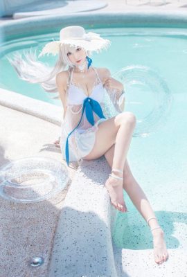 « La Ville éternelle des 7 jours » Maillot de bain Yuan Qianxue COS belles photos (CN : Nangong) (13P)