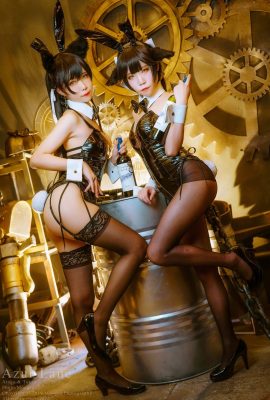 Yomiya Yomiya et Natsuka Nacchan Atago Takao