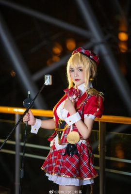 Fan de costume de chant de Fate/Grand Order Nero Claudius @Inte Addicted Girl Bai Langjiang (9P)