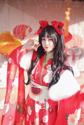 Fate/GrandOrder Tohsaka Rin Kimono@Halo_Xinyu (9P)