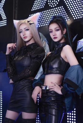 League of Legends K/DA Ahri : @– Grey Crane –, Kai'Sa : @fanzaoink (10P)