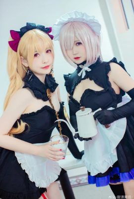 Fate/GrandOrder Doujin Maid ver. Ereshkigal : @-douce fumée marinée-, Mash Kirilet : @radar nain surgelé (9P)