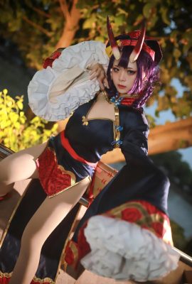 Fate/Grand Order Shuten Doji petit zombie @chevauchant un dragon blanc est une princesse- (Photographie : @Êtes-vous une souris_) (9P)