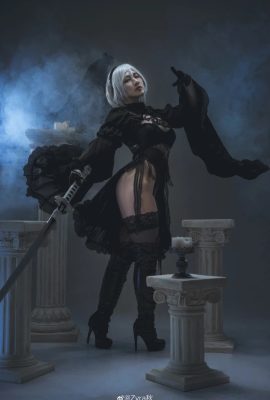 NieR : Automates 2B (blanc) : @你里松_, 2B (noir) : @Zyra秋(9P)