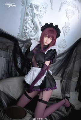 FGO Scathach cos maître artisan fan servante cn Qing Qingzi Ak (9P)