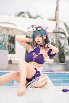 Maillot de bain Azur Lane Cheshire Cos. Ayons un doux rendez-vous à la plage ! Momoko Aoi (9P)