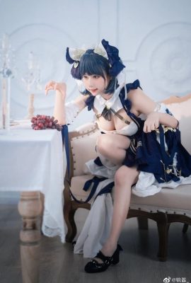 Azur Lane Cheshire cos super mignon chat de femme de chambre royale cn sauce miroir (9P)