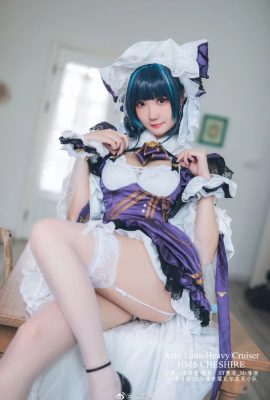 Azur Lane Cheshire cos sweet cat maid cn sauce Guaxi (12P)