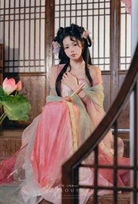 Coser@ Sticky Dumpling Rabbit – Abonnez-vous à « Drunk by the Lotus Pond » en août et Dream in the Garden (49P)