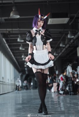 FGO Shuten Douji Fan Maid@Vous voulez tout le sucre, retirez la glace et ajoutez des pops croustillantes (Photographie : @大夫_Photography) (9P)