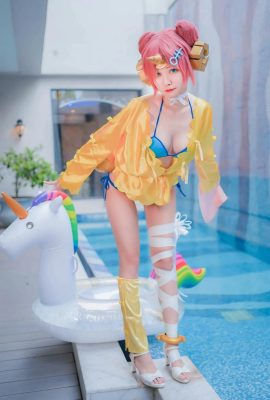 (Cosplay) Arty Huang – Maillot de bain FGO Frankenstein (2 sets) (32P) (6 février 2022)