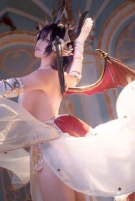 Granblue Fantasy Gu Leiya cos Mariage de fleurs Princesse Dragon cn Pénétration du Dragon Noir (12P)