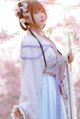 Nyako Sakura Hanfu Fleur Dieu Prière